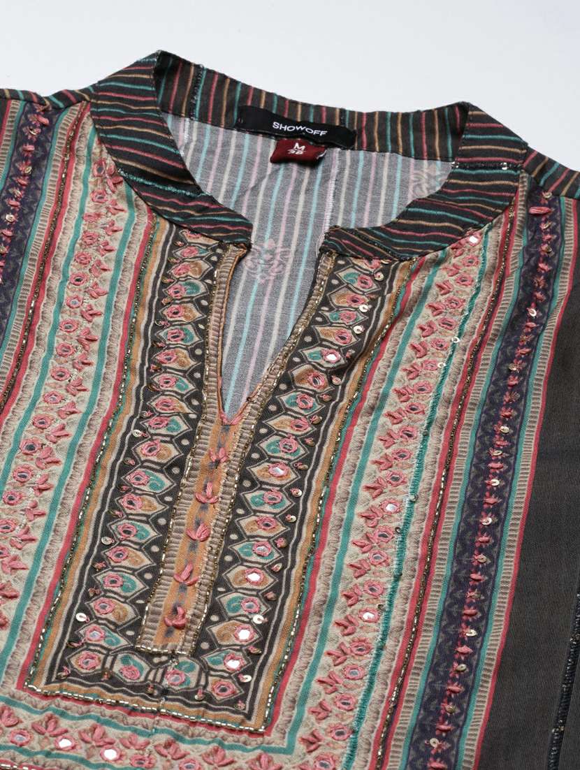 women printed kurta pant set with dupatta - 20251320 -  Standard Image - 7