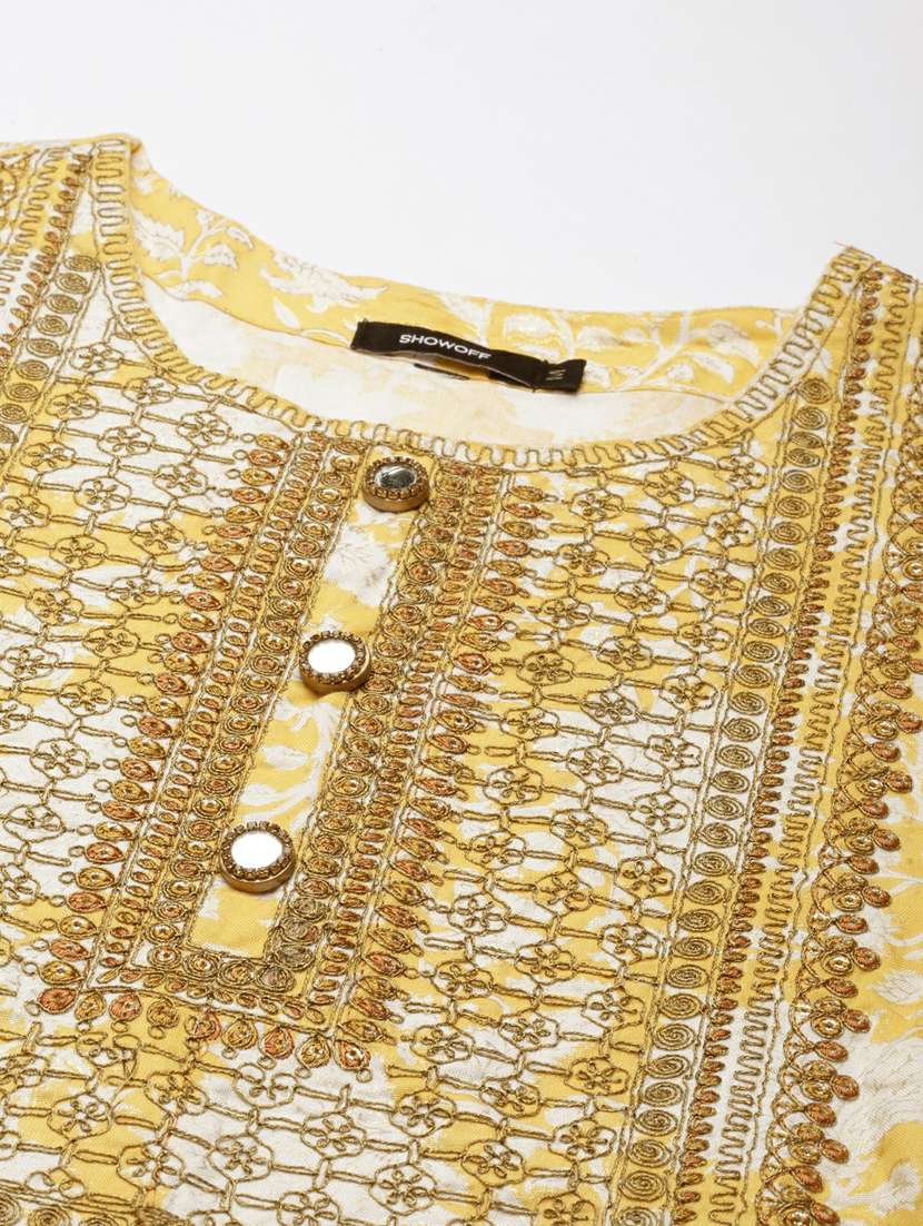 women floral kurta pant set with dupatta - 20251329 -  Standard Image - 7