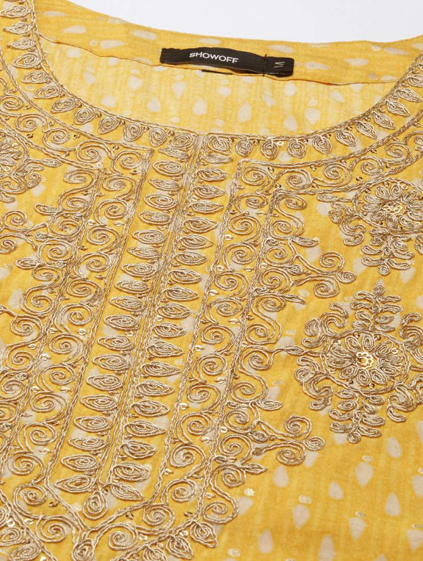 women yellow printed kurta pant set with dupatta - 20251351 - Standard Image - 7