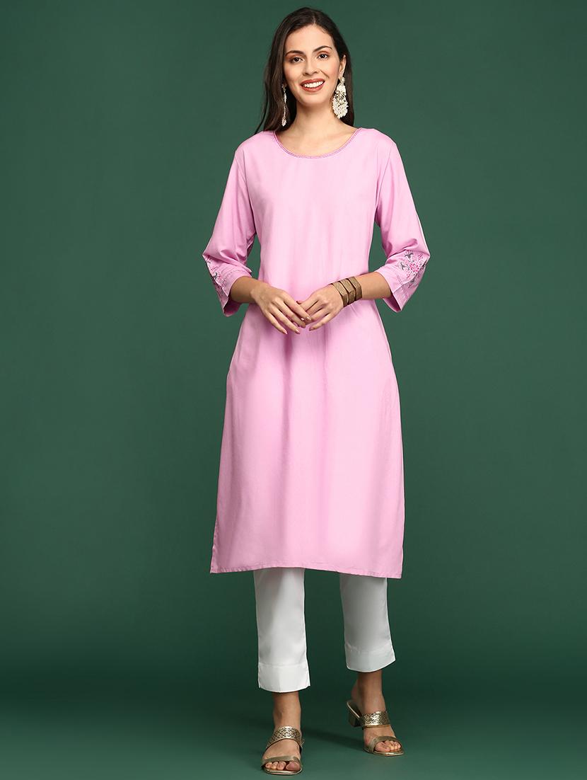 women's straight kurta - 20252294 - Zoom Image - 0