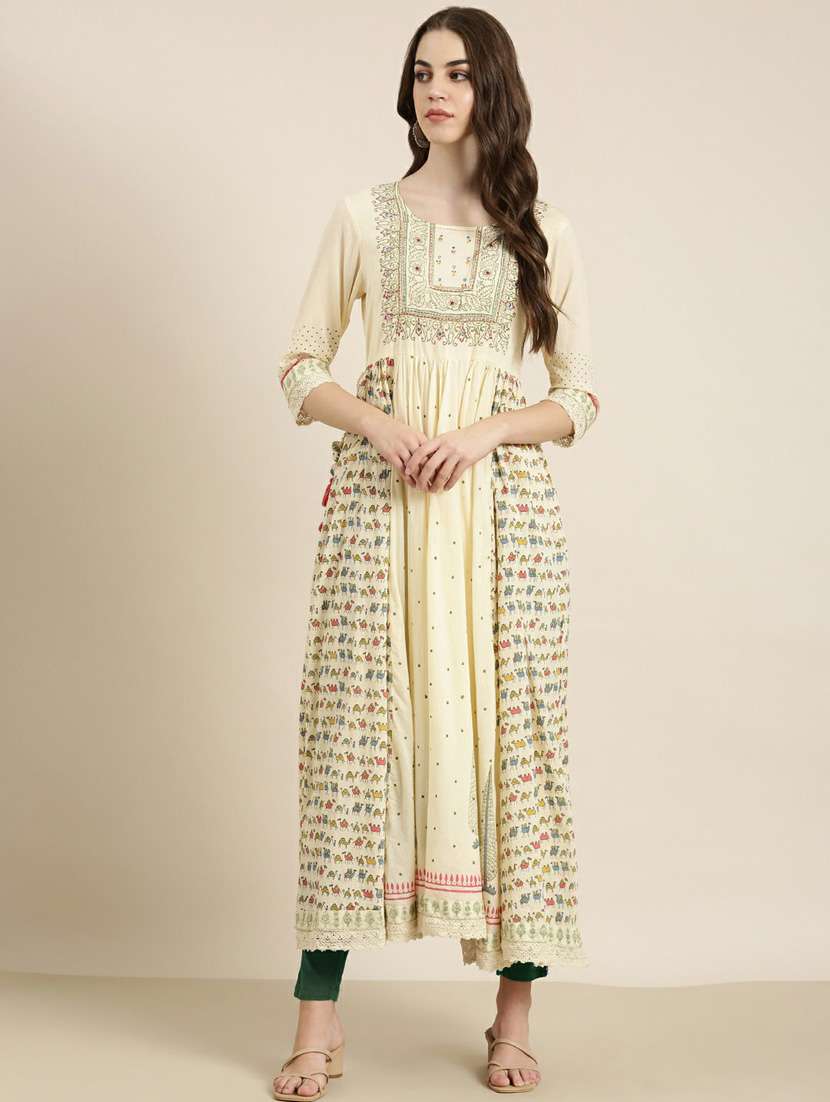 women's flared kurta - 20252328 -  Zoom Image - 0