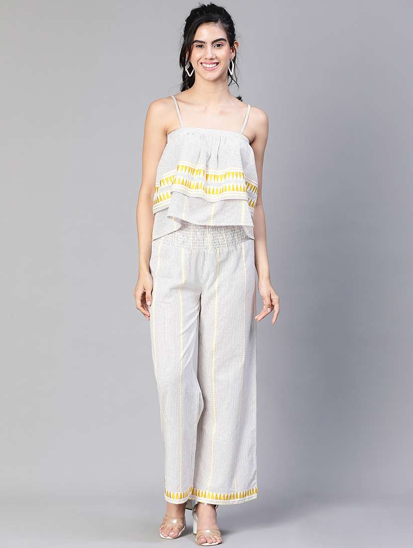  white top and trouser co-ords set