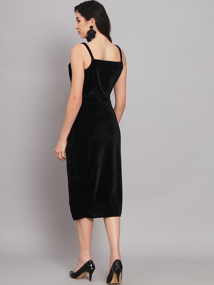 women's bodycon solid dress - 20255132 - Standard Image - 2