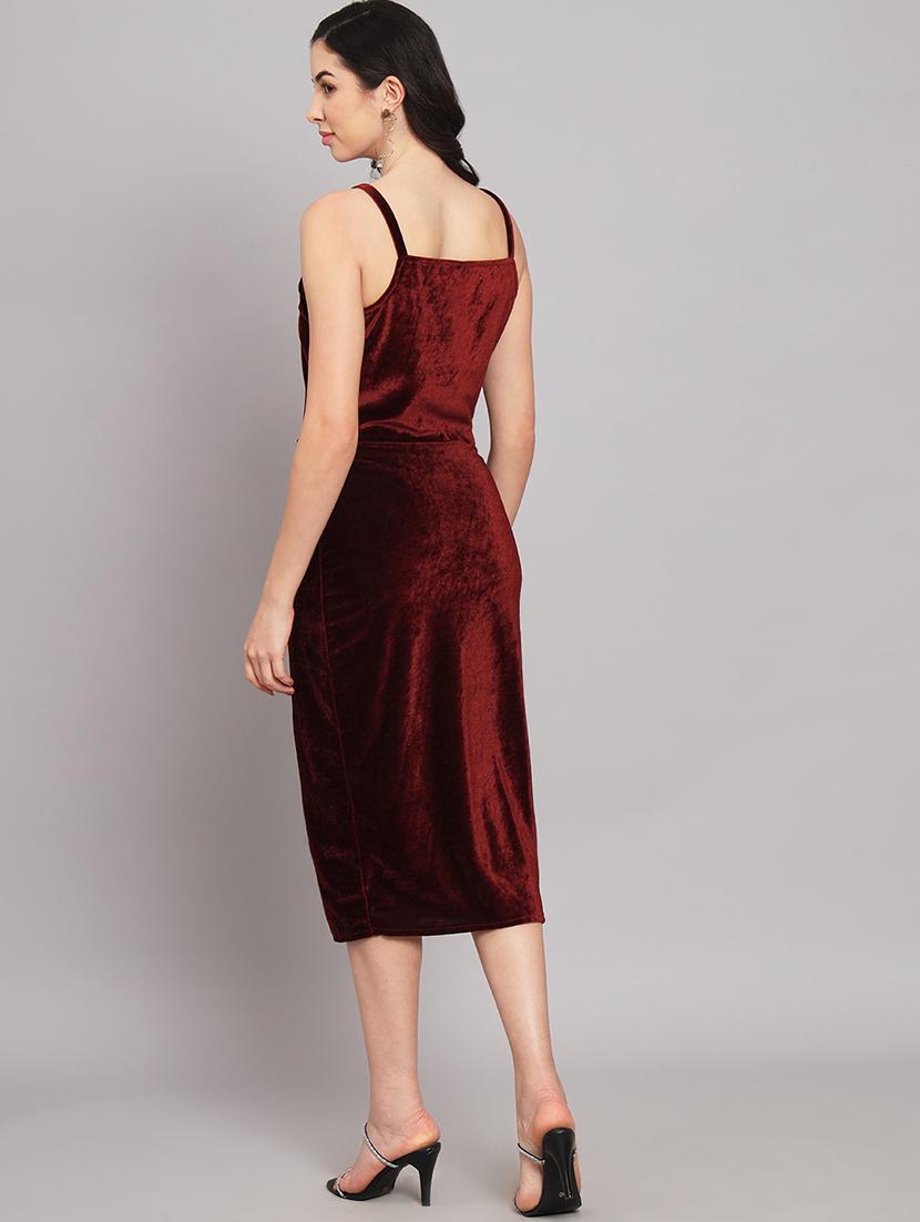 women's bodycon solid dress - 20255133 - Standard Image - 2