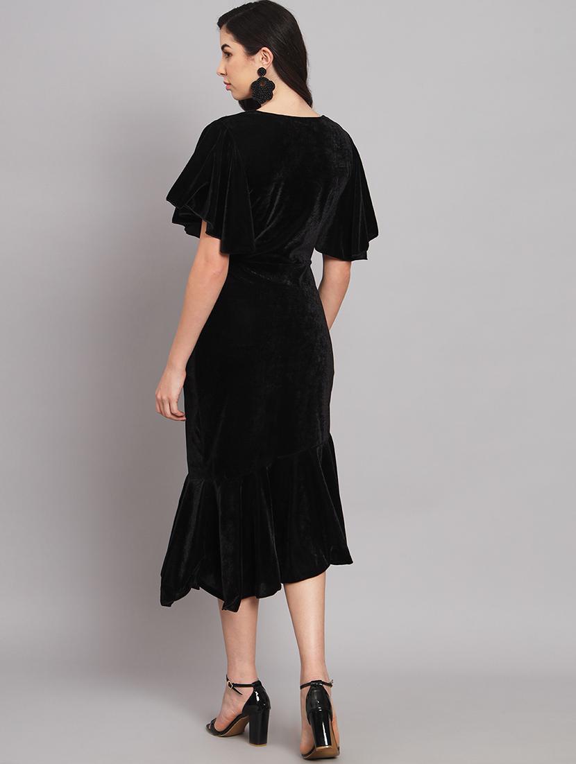 women's tiered dress solid dress - 20255143 - Standard Image - 2