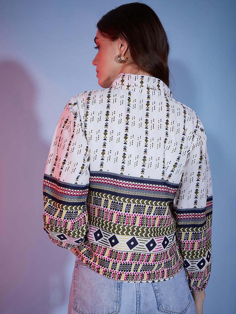 multi colored cotton regular shirt - 20255782 - Standard Image - 2