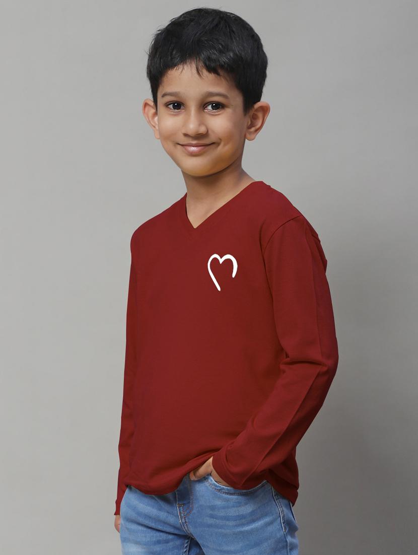 boys v-neck graphic printed t-shirt - 20257818 - Standard Image - 2