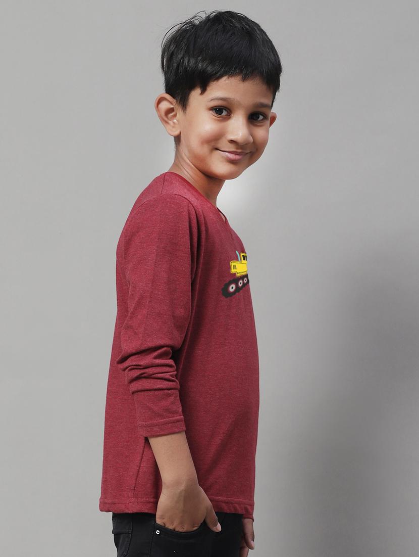 boys v-neck graphic printed t-shirt - 20258319 - Standard Image - 2