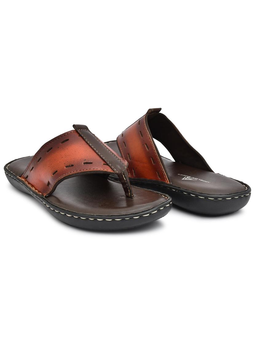 men tan slip on slipper - 20261288 - Standard Image - 2
