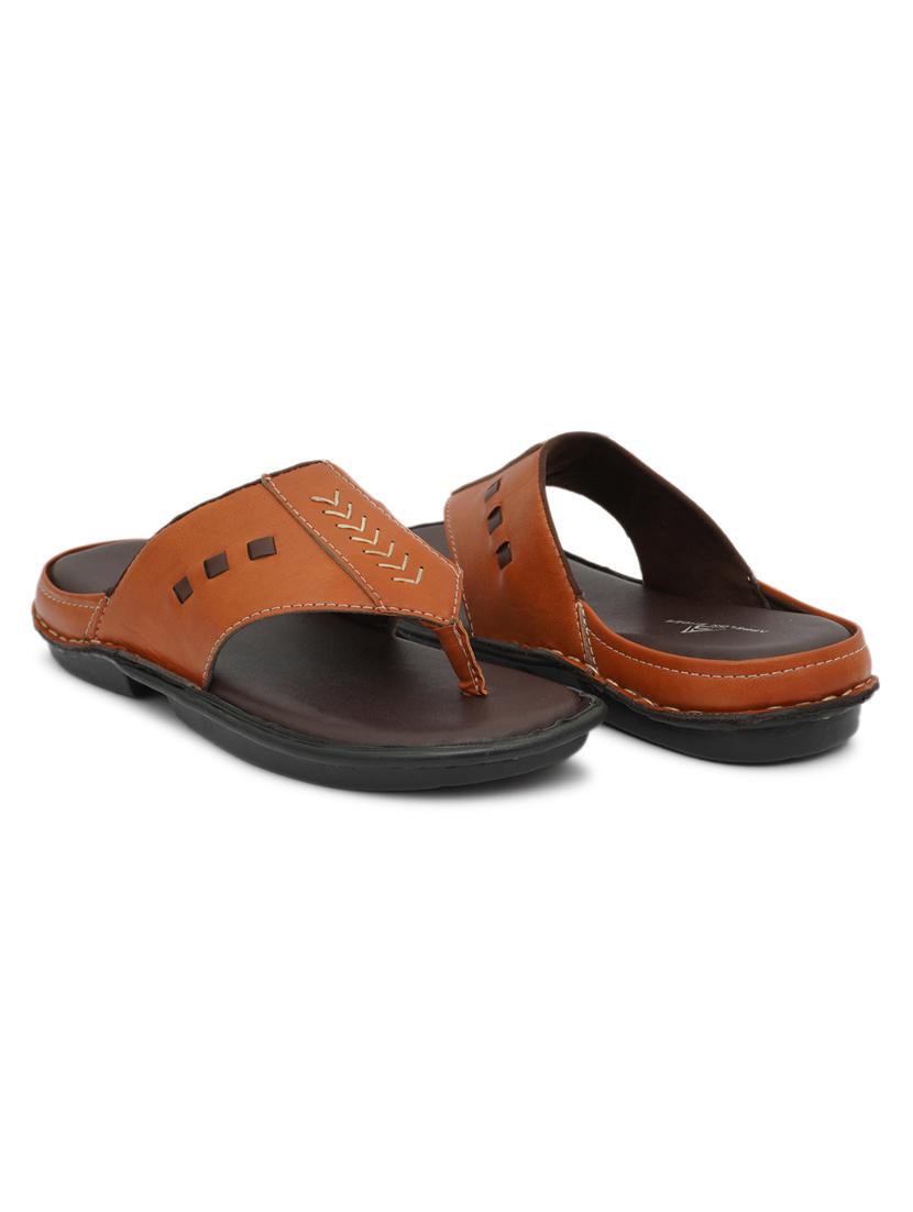 men tan slip on slipper - 20261289 - Standard Image - 2