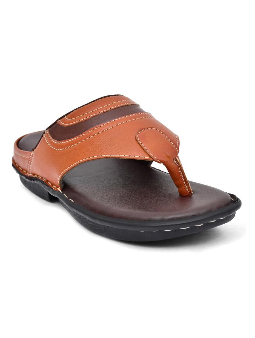 men tan slip on slipper - 20261293 -  Zoom Image - 0