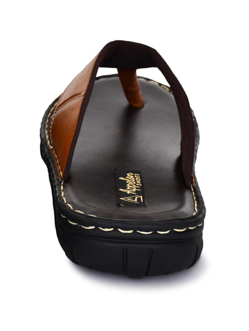 men brown slip on slipper - 20261310 - Standard Image - 2
