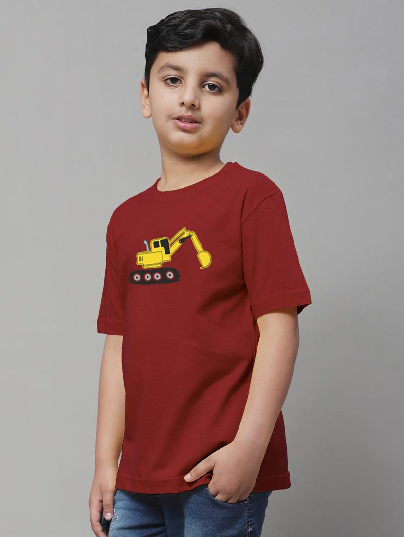 boys round neck graphic printed t-shirt - 20261536 - Standard Image - 2