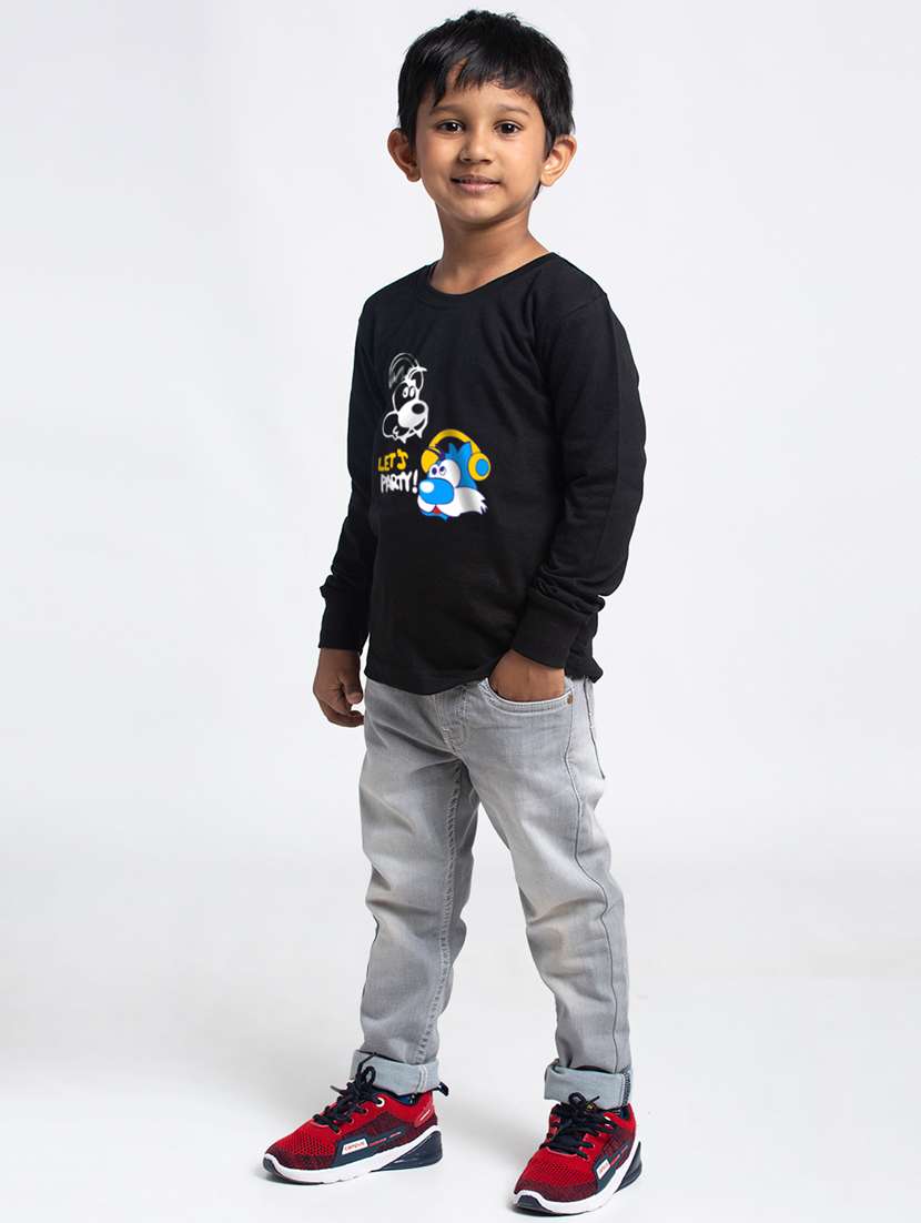 boys round neck graphic printed t-shirt - 20261567 -  Standard Image - 2