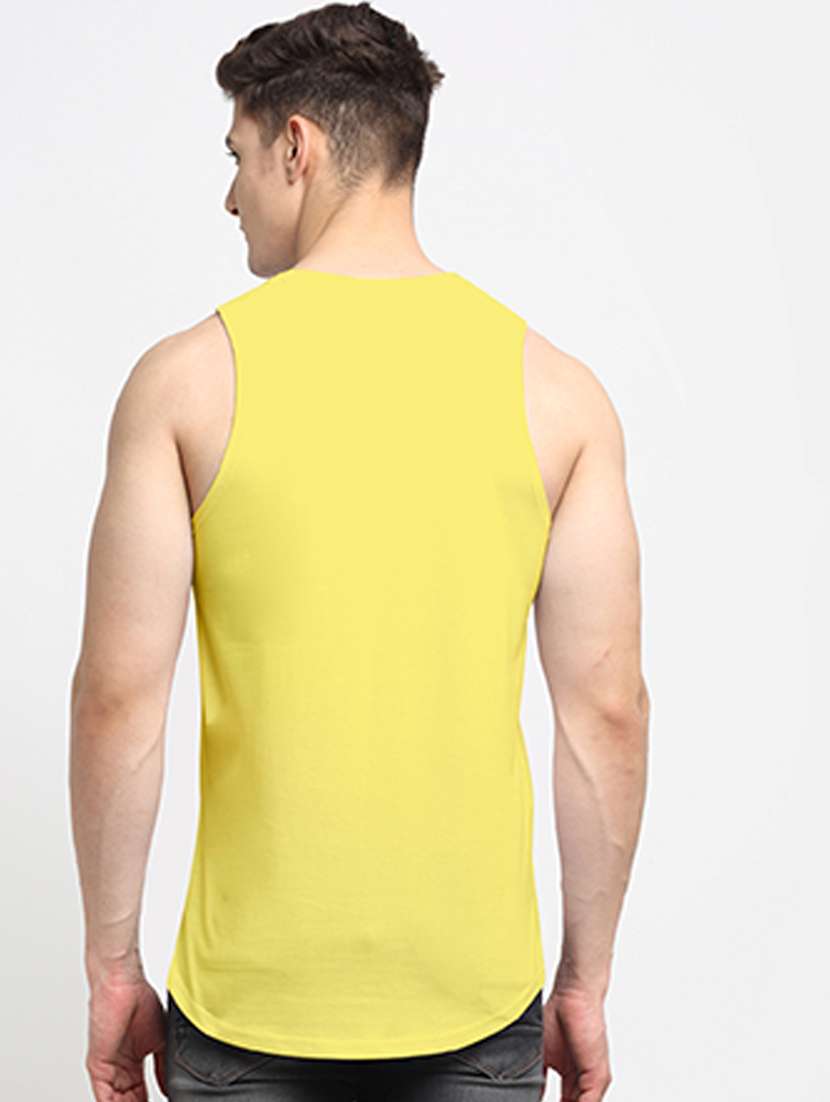 yellow cotton vest - 20261943 -  Standard Image - 2