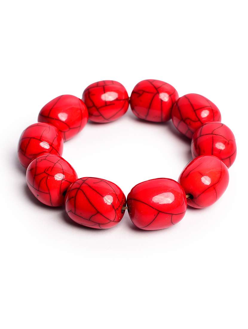 red plastic bangle bracelets - 20262100 - Standard Image - 2