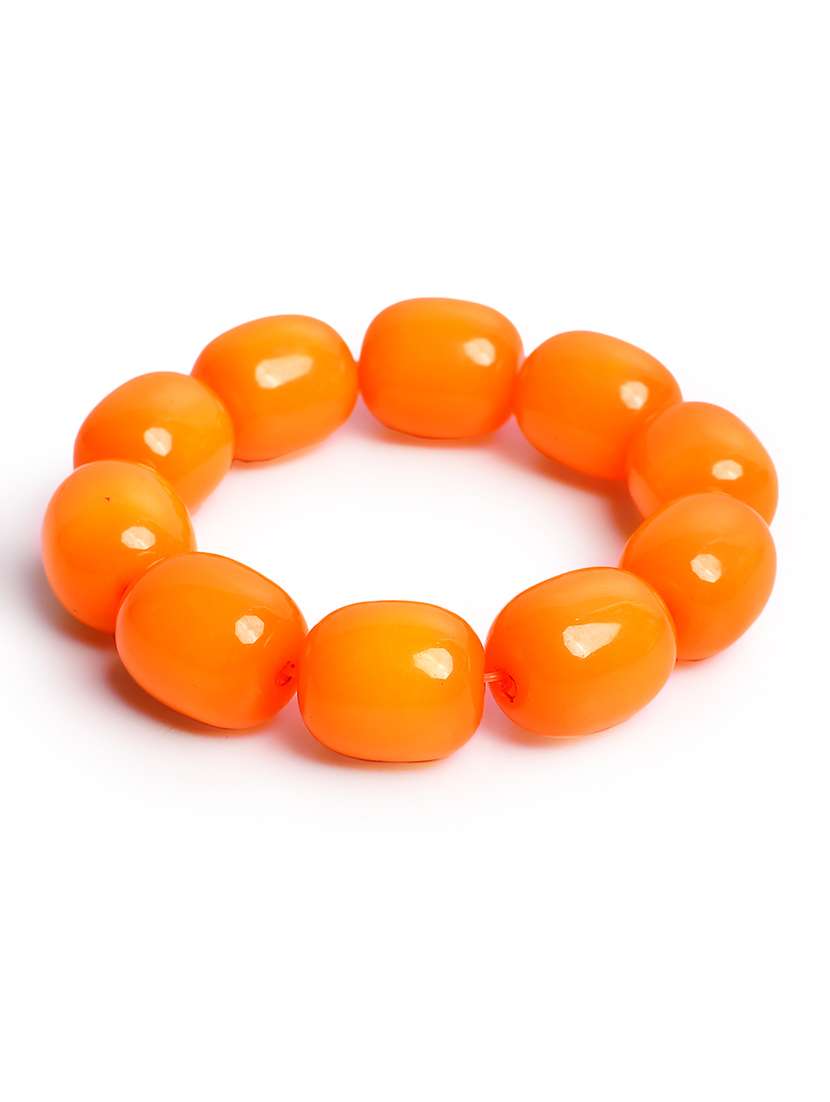 orange plastic bangle bracelets - 20262117 - Standard Image - 2