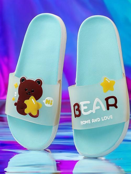 kapyansh transparent quirky slides for women - 20263624 -  Standard Image - 0