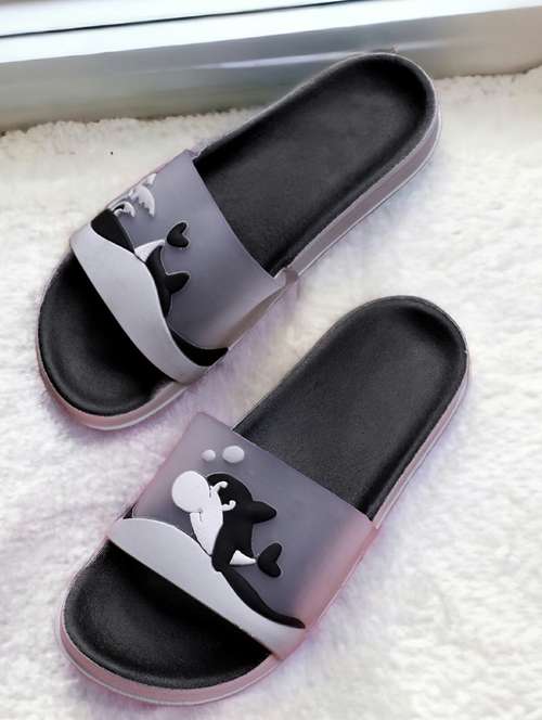 kapyansh transparent quirky slides for women - 20263640 -  Standard Image - 0