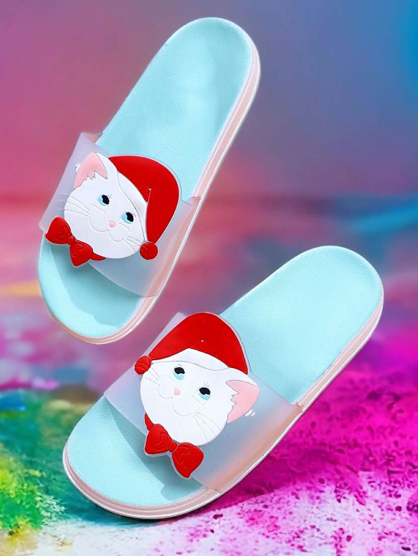 kapyansh transparent quirky slides for women