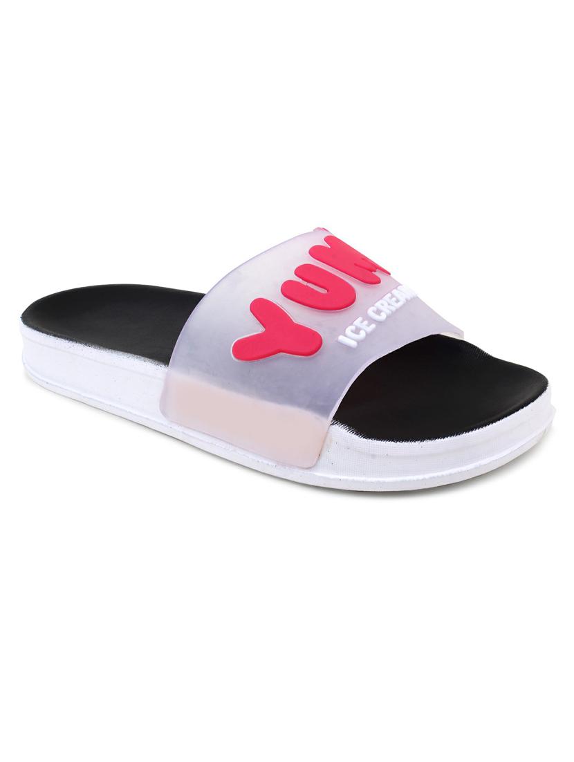 kapyansh transparent quirky slides for women - 20263669 - Standard Image - 2