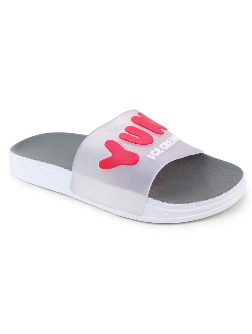 kapyansh transparent quirky slides for women - 20263671 - Standard Image - 2