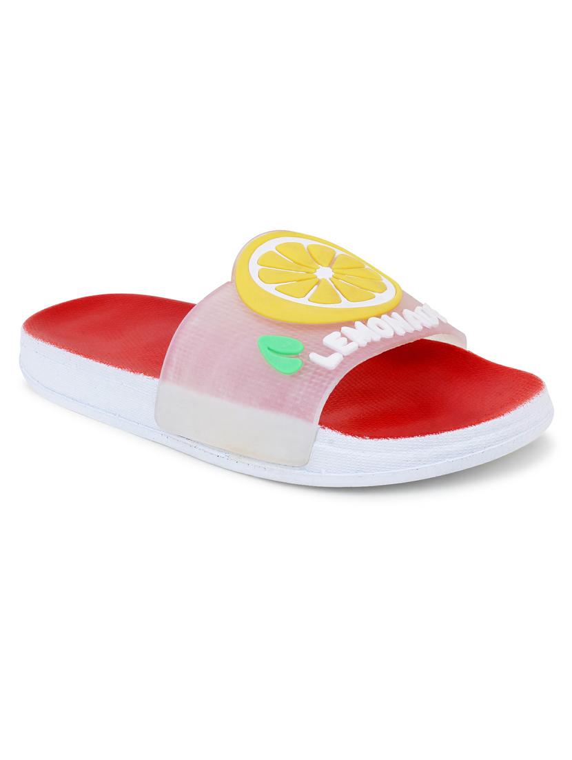 kapyansh transparent quirky slides for women - 20263679 - Standard Image - 2