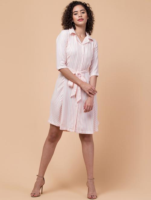 women's shirt striped dress - 20265700 - Standard Image - 0