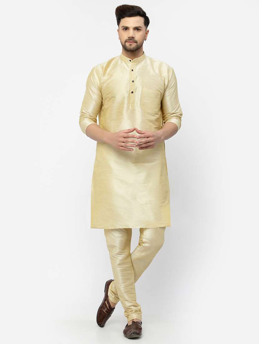 men block print kurta pyjama ethnic wear set - 20266063 -  Standard Image - 2