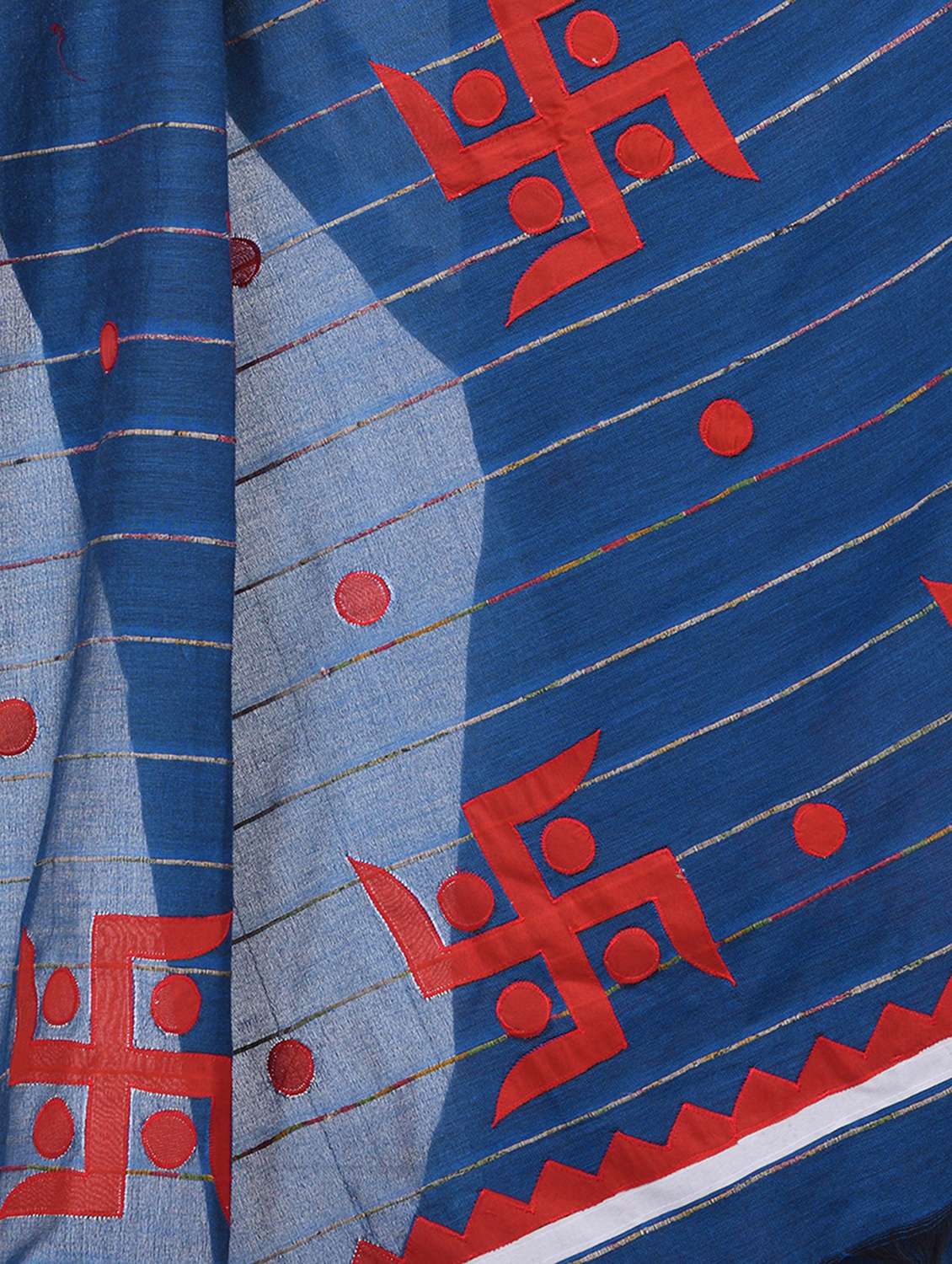 women's solid with work teal colored saree with blouse - 20266317 -  Standard Image - 2