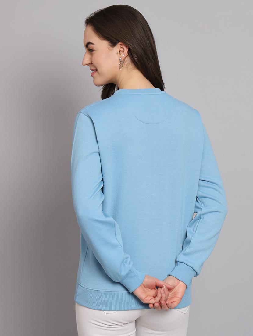 women's chest print sweatshirt - 20266614 - Standard Image - 2