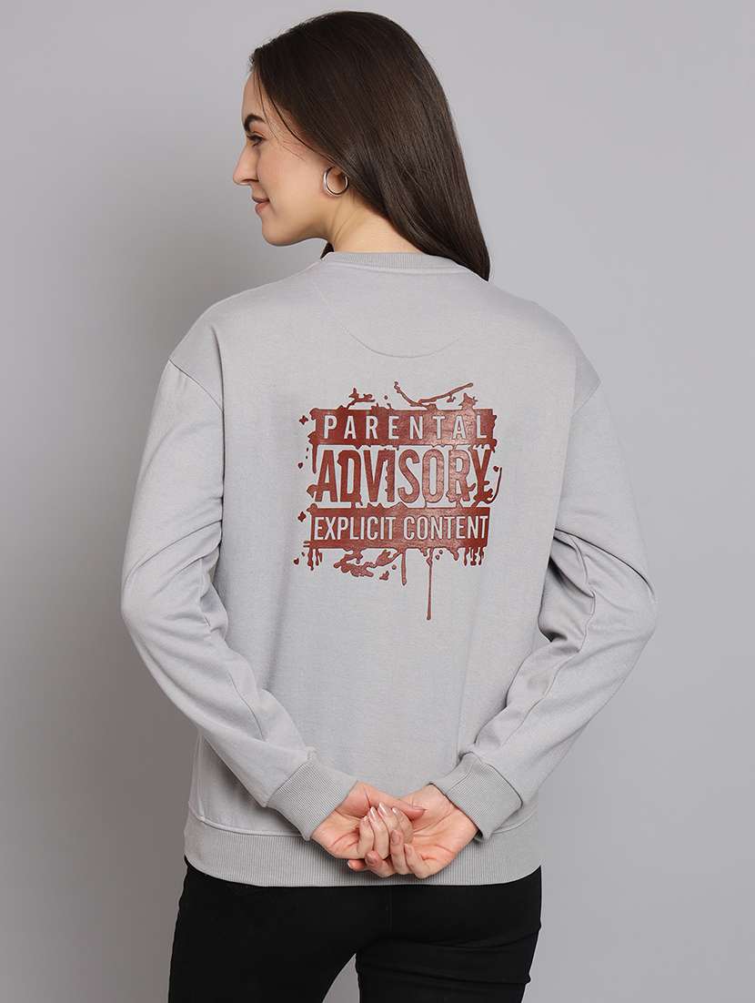 women's placement print sweatshirt - 20266621 - Standard Image - 2