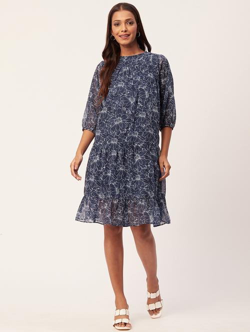 women's tiered dress floral dress - 20267518 -  Standard Image - 0