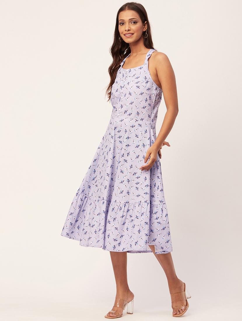 women's tiered dress floral dress - 20267521 - Standard Image - 2