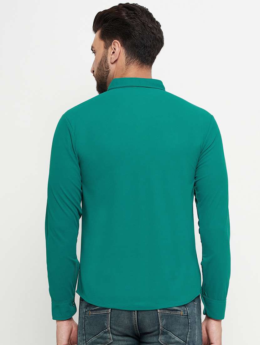 mens solid casual shirt - 20271725 -  Standard Image - 2