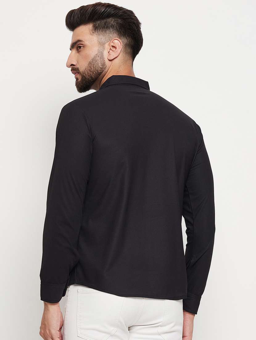 mens solid casual shirt - 20271732 -  Standard Image - 2