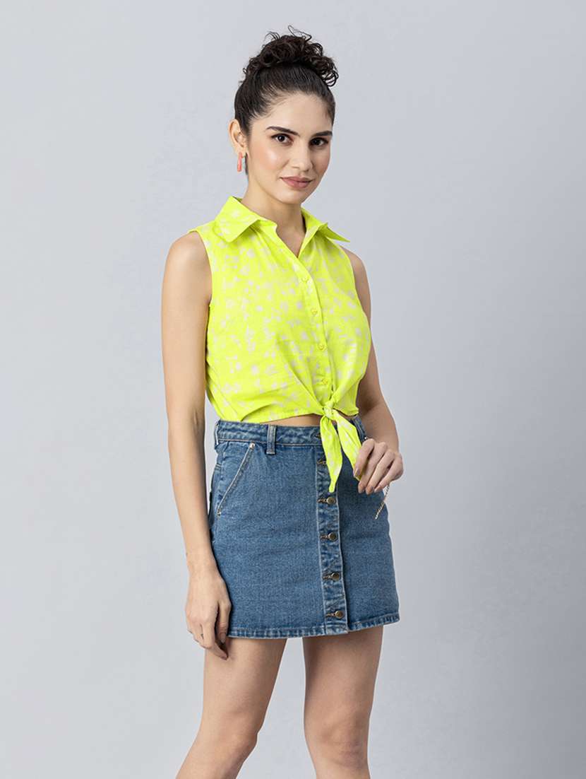 women's straight collared top - 20272039 -  Standard Image - 2