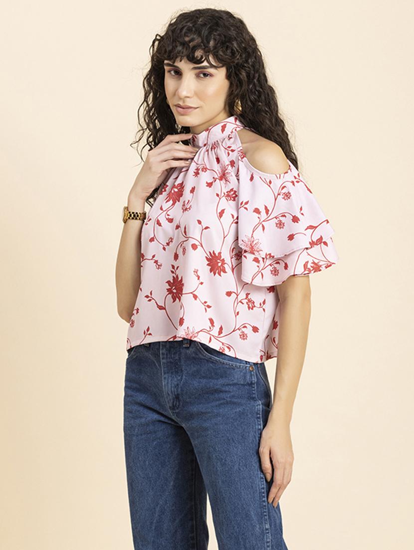 women's crop halter neck top - 20272076 - Standard Image - 2