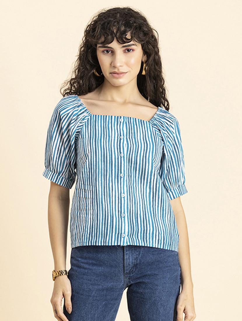 women's straight square neck top - 20272094 - Zoom Image - 0