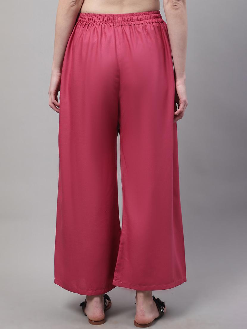 pack of 2 solid flared palazzo - 20273194 - Standard Image - 2