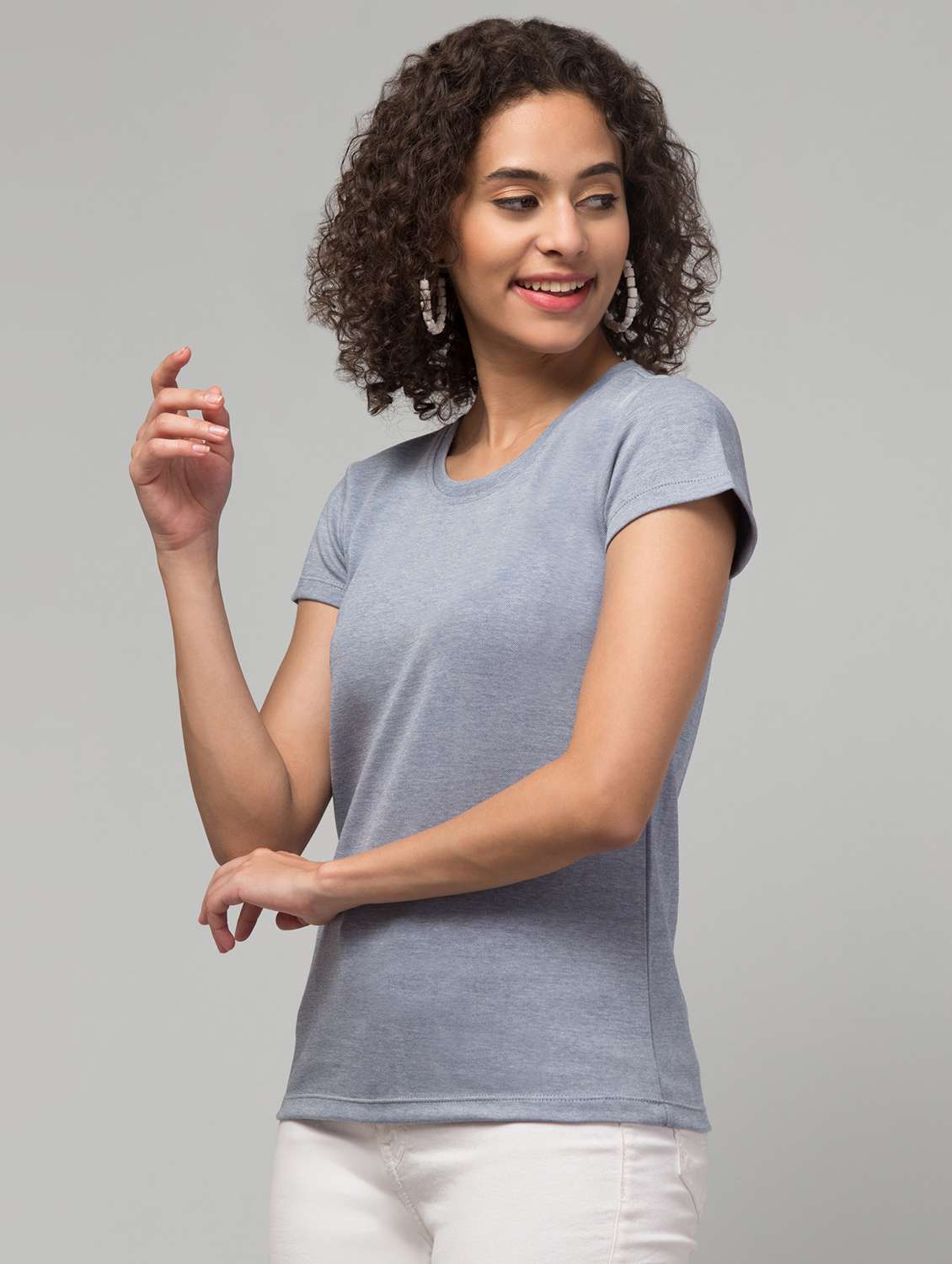 women's all over print round neck t-shirt - 20273298 -  Standard Image - 2