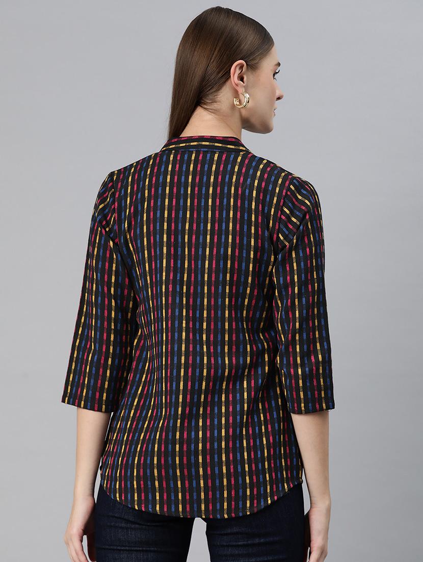 black cotton shrug - 20273753 - Standard Image - 2