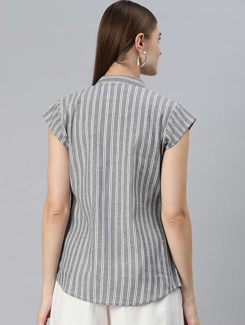 grey cotton shrug - 20273759 - Standard Image - 2