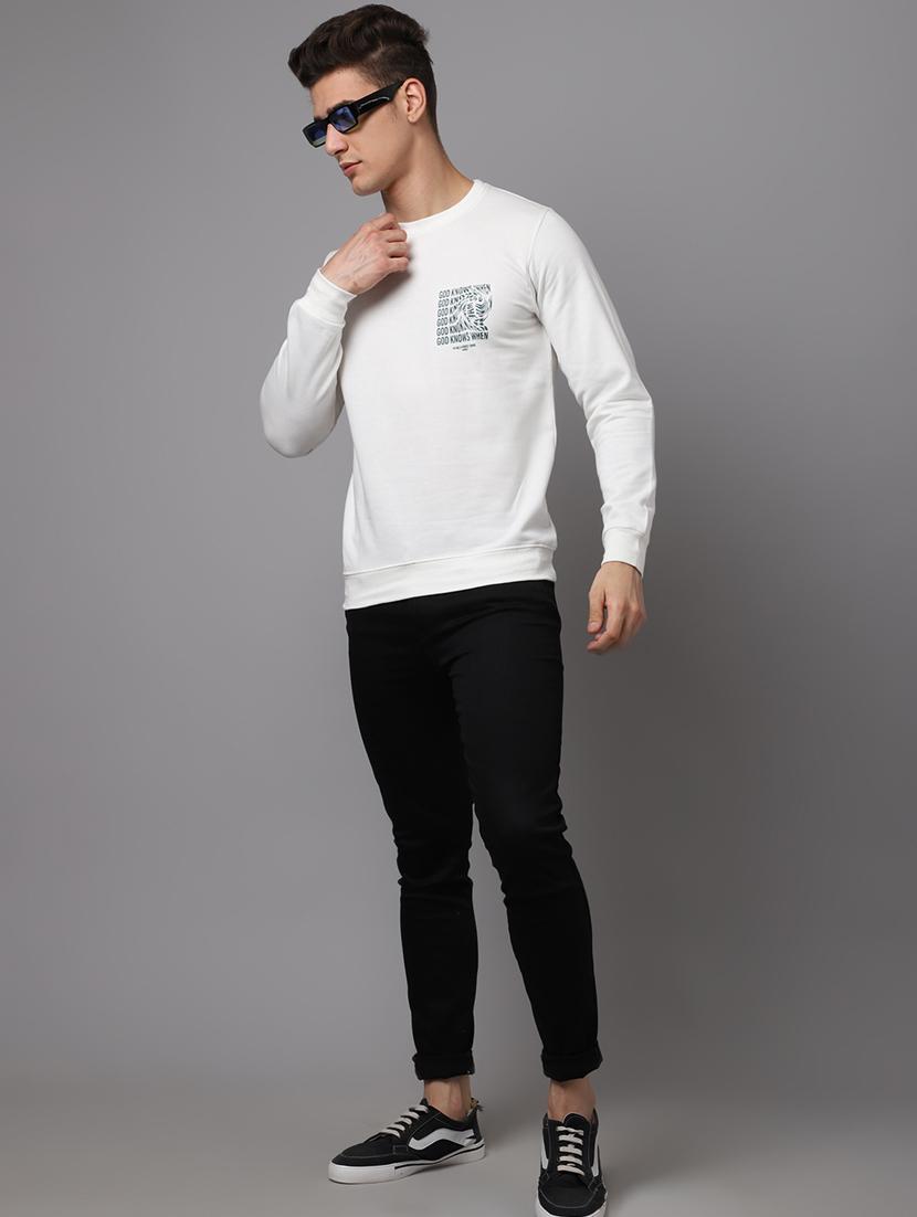 men long sleeves front & back printed sweatshirt - 20274836 - Standard Image - 2