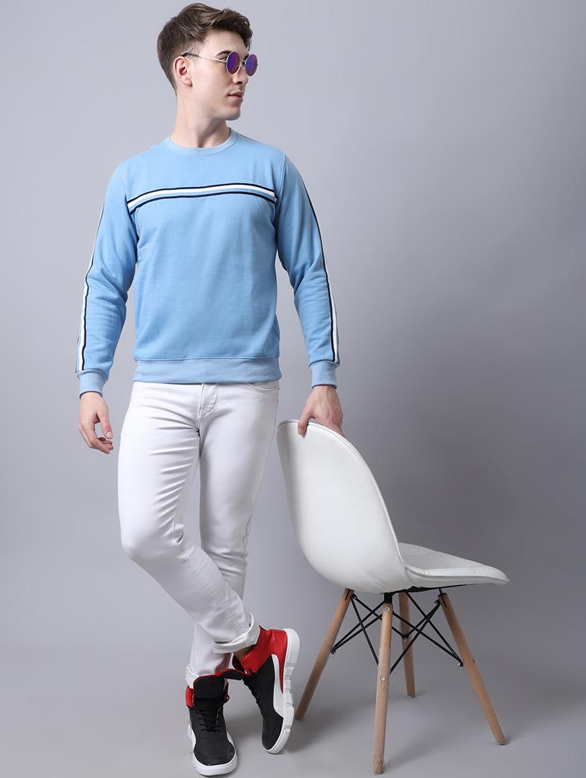 mens chest print sweatshirt - 20274858 - Standard Image - 2