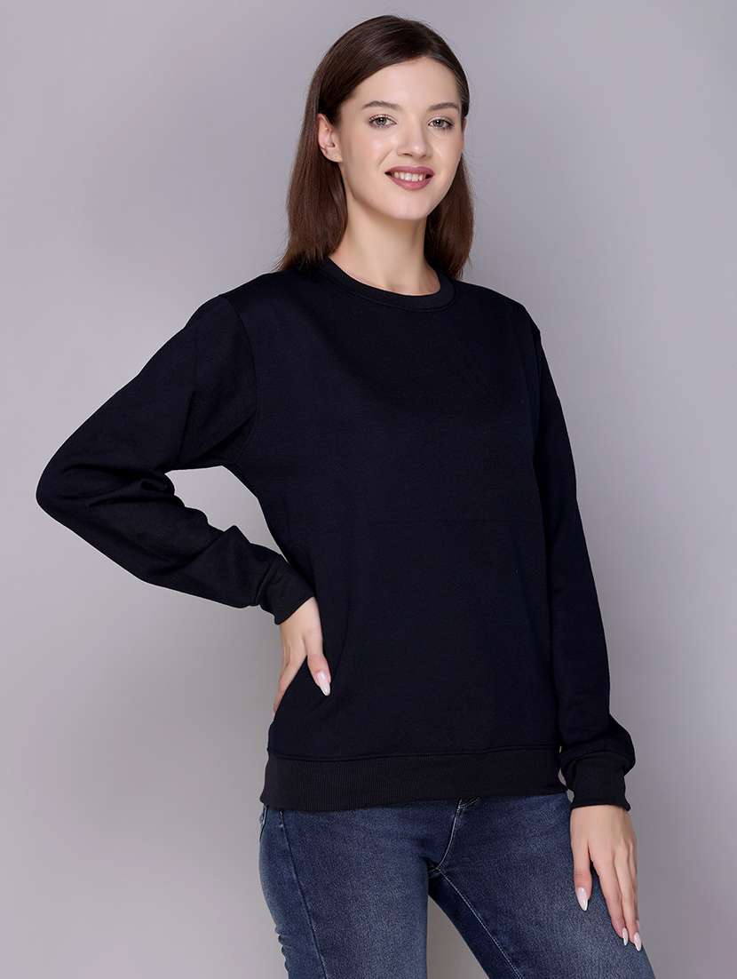 women's plain sweatshirt