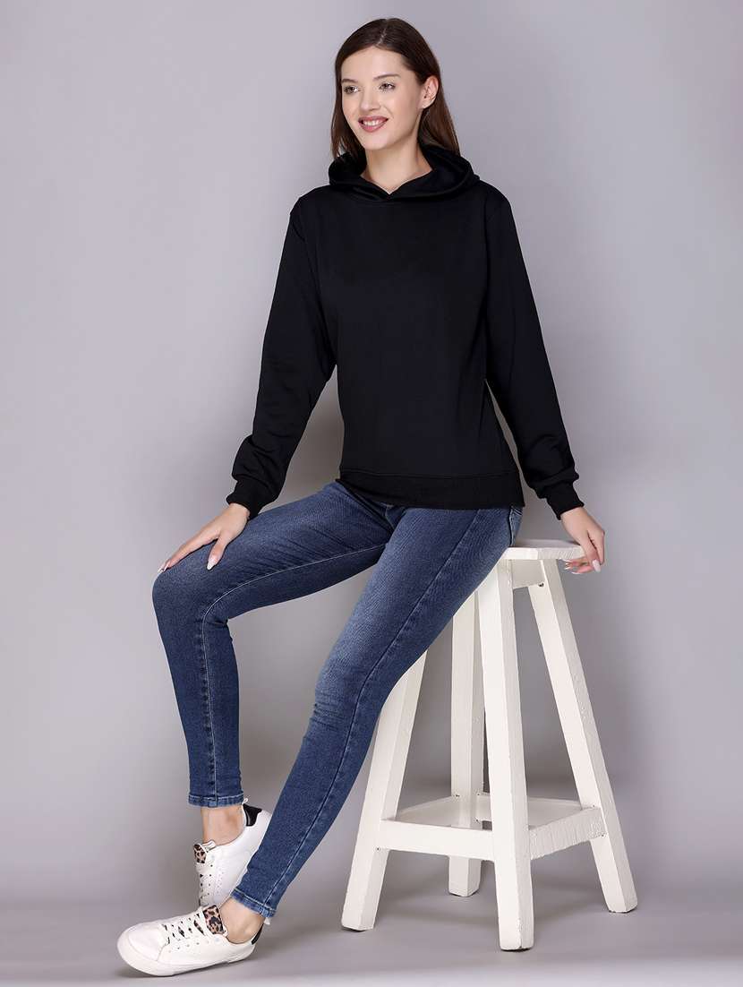 women's plain sweatshirt - 20276561 -  Standard Image - 2