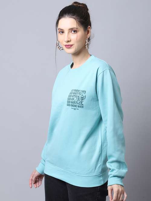 women front & back print long sleeve sweatshirt - 20276564 - Standard Image - 0