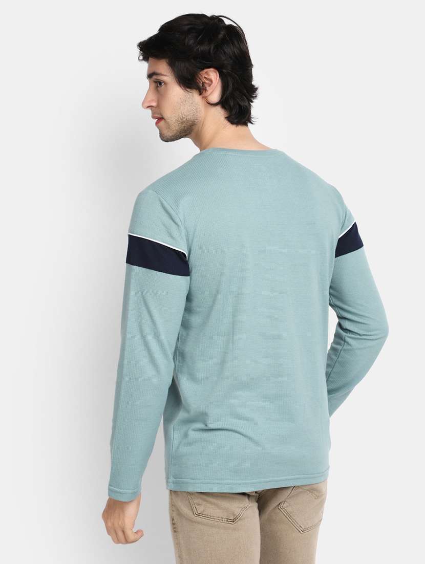 men striped round neck t-shirt - 20278008 -  Standard Image - 2