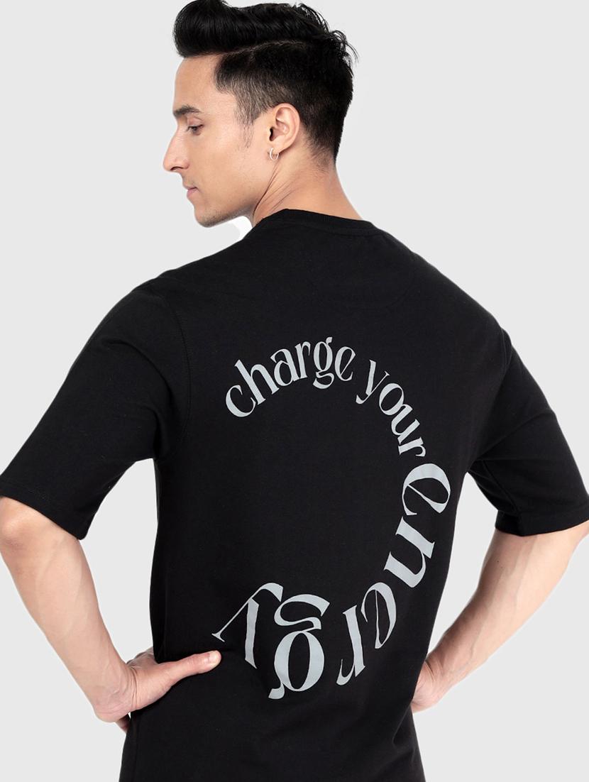 men black cotton t-shirt - 20280320 - Standard Image - 2